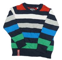 Barevný pruhovaný svetr C&A