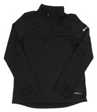 Černá sportovní mikina s logem Slazenger 
