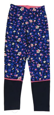 Černé sportovní legíny se vzorem Ergeenomixx