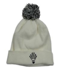 Smetanová pltená čepice s výšivkou Beechfield