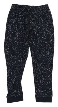 Tmavomodré pyžamové kalhoty s vesmírem Kuniboo