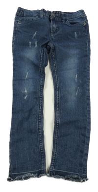 Tmavomodré rifle s prošoupáním Kiki&Koko