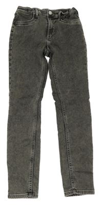 Šedé teplákové skiny fit rifle H&M