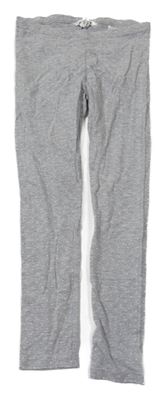 Šedé melírované legíny s puntíky H&M