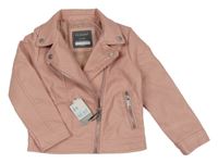 Nové - Světlerůžový koženkový podšitý křivák Primark