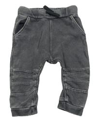 Tmavošedé šisované turecké tepláky H&M