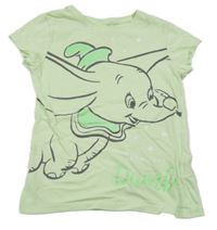 Světlezelené tričko s Dumbem Disney