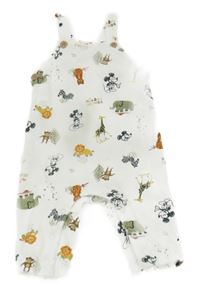 Bílé laclové tepláky s Mickey a zvířátky PRIMARK