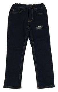 Nové - tmavomodré skinny teplákové rifle Matalan