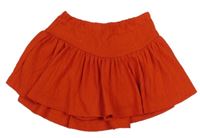 Červená vzorovaná sukně se všitými kraťasy KOTON KIDS