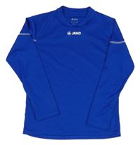 Safírové funkční sportovní triko s logem JAKO