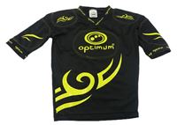 Černé sportovní tričko s potiskem