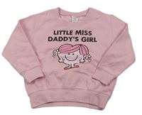 Růžová mikina s Little Miss