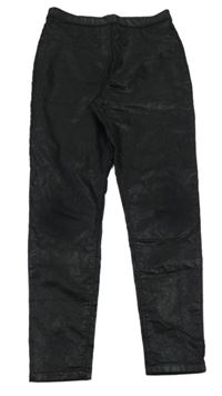 Černé třpytivé džegíny George