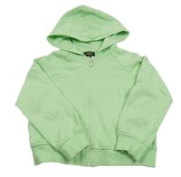 Zelenkavá propínací mikina s kapucí OVS