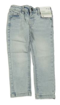 Nové - Světlemodré skinny rifle Denim Co.