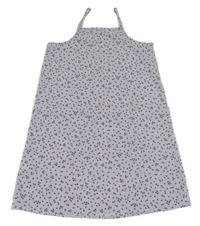 Lila květované lehké šaty H&M