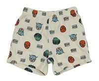 Smetanové kraťasy s Avengers Primark