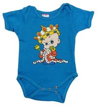 Modré body s miminem