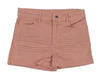 Světlerůžové riflové kraťasy H&M