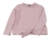 Růžové lehké úpletové triko Kiki&Koko