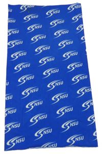 Modrý multifunkční nákrčník 