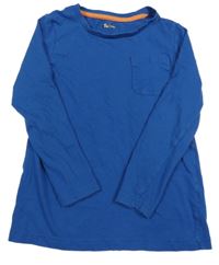 Modré triko s kapsou TU