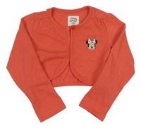 Korálové propínací úpletové bolerko s Minnie C&A