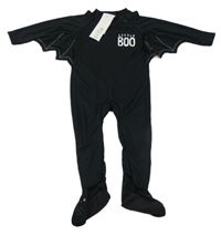 Nové - kostým - černý overal s nápisem - netopýr F&F