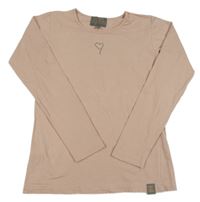 Starorůžové triko s kamínky 