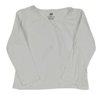 Bílé triko H&M