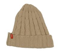 Béžová vzorovaná čepice 