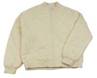 Smetanový šusťákový zateplený bomber Primark