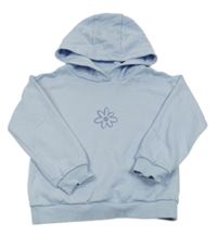 Světlemodrá mikina s květem a kapucí F&F