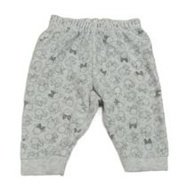 Světlešedé sametové tepláky s Minnie Disney