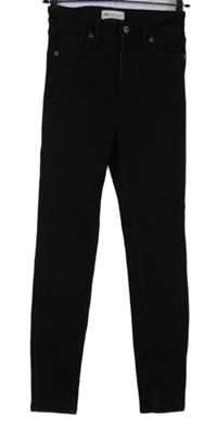 Dámské černé skinny rifle Zara 