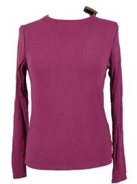 Nové - Dámské tmavorůžové žebrované triko Splendid 