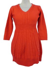 Dámská červená svetrová tunika