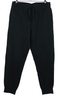 Pánské černé cuff tepláky H&M