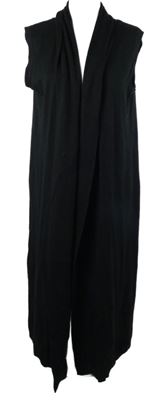 Dámský černý svetrový dlouhý cardigán Smashed Lemon 