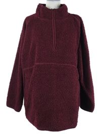 Dámská vínová buklé mikina Nutmeg