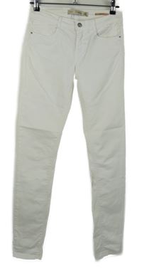 Dámské bílé skinny rifle Zara 