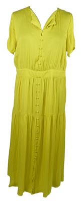 Dámské narcisové košilové fit&flare šaty C&A