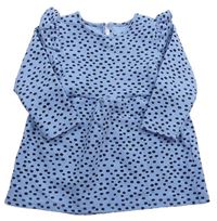 Modré puntíkaté šaty Primark