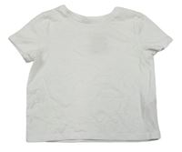 Bílé crop tričko Primark