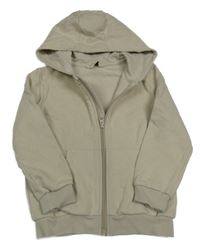 Béžová propínací mikina s kapucí F&F