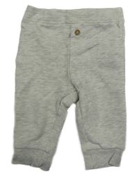 Bílo-šedé melírované tepláky Pocopiano