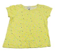 Žluté tričko se zmrzlinami C&A