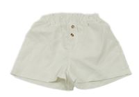 Bílé kraťasy s knoflíčky 
