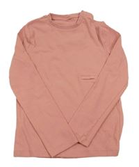 Růžové žebrované triko M&S